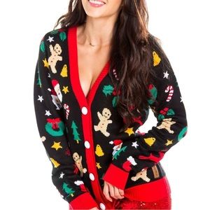 Tipsy Elves cookie cutter Christmas sweater XS